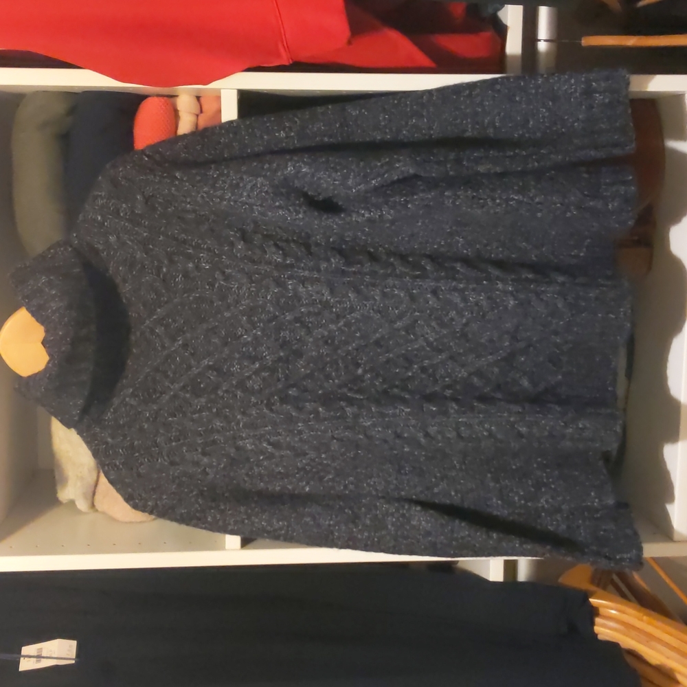 Cozy, navy Fat Face turtleneck sweater